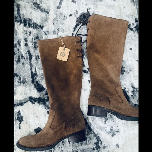 BORN Cotto Tall Brown Suede *NEW***  Boot - Picture 12 of 15